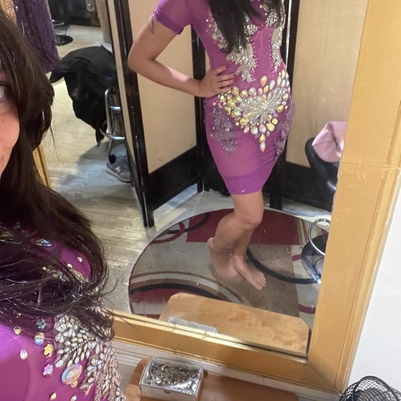 Taylor Swift Lavender Haze & Bejeweled Eras Tour Dress - custom made in NYC - Picture 5 of 7